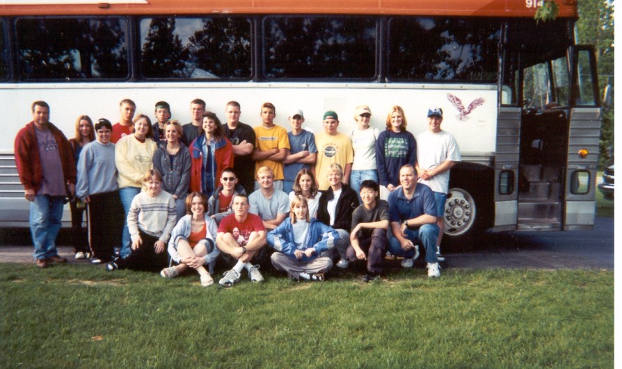 Our group before leaving